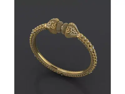 fusion bangles moo karra indian  12 3D print model