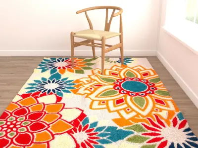 Rugs No 398 Low-poly 3D model