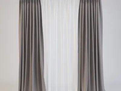 Curtains part 2 3D Model Collection