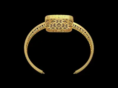 Fusion Gold Wristband RABBW05 3D print model