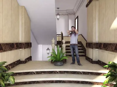 VILLA  Entrance  3D model