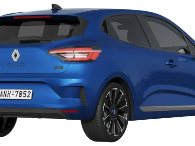 Renault Clio 2024 3D model