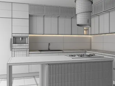 kitchen set 29 3D model