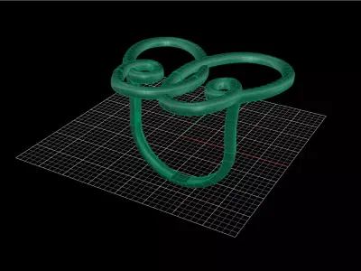 Minimal Abstract Ring 21 3D print model