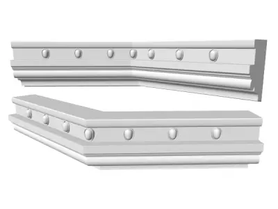 Moulding two corner brackets 3D model