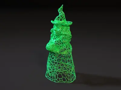 Pumpkin Witch 3D print model