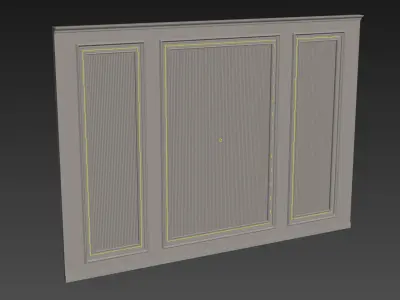 Decorative V43 Wall Panels 3D model