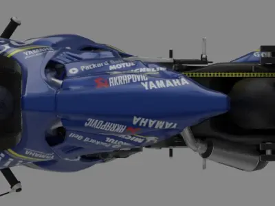 YZF R1-M 2020 Model with Gauloises Livery  3D model
