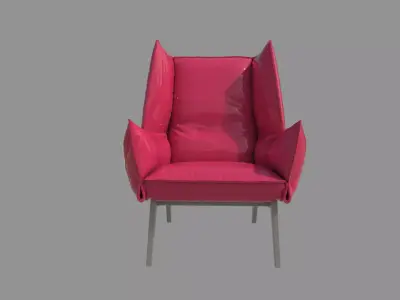 Frame Armchair  3D model