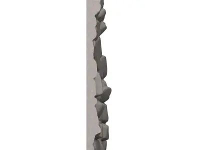 Large Field Stone Wall Module 3D print model