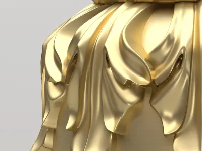 Carved Column 3D model order