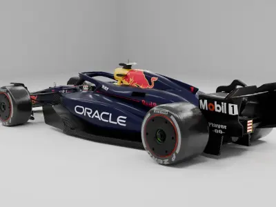 Red Bull RB20 F1 2024 car  3D model