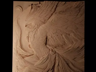 Phoenix CNC 3d Print High Relief Sand Casting 3D print model