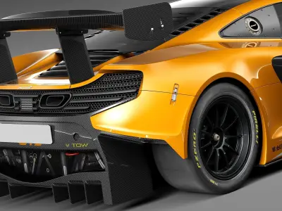Mclaren 650S GT3 2015 3D model