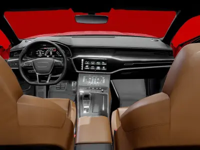 Audi RS 6 Low-poly 3D model purchase