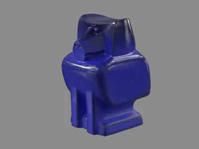 Cobalt Baboon 3D model