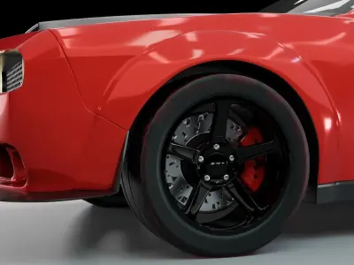 Dodge Challenger SRT Demon 3D model