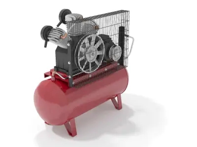 Air Compressor  ABAC 3D model