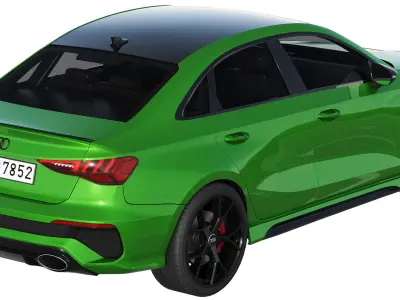 Audi RS3 Limousine 2021 3D model