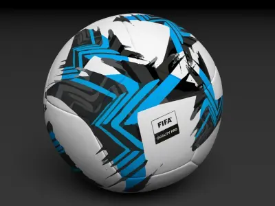 football europa league soccer ball 2025 3D model