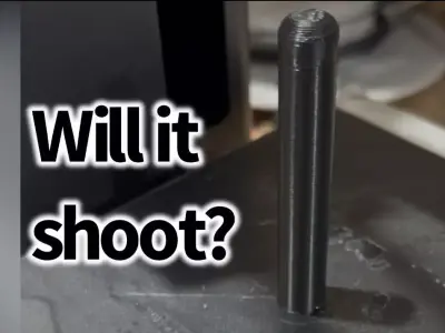 3d printed nerf dart  3D print model