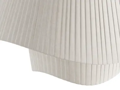 Silk Satin Chandelier 3D model