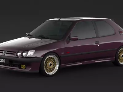 Peugeot 306 S16 3D model