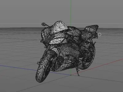 Motorcycle Yamaha 3D model