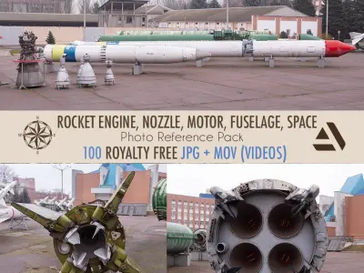 Photo Reference Rocket Engine Nozzle Motor Fuselage Shuttle Texture