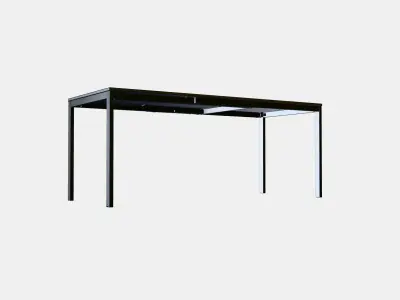 VANGSTA Extendable table 3 Low-poly 3D model