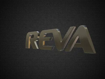 reva logo 3D model