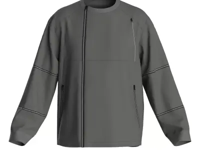 Male longsleeve 3D model