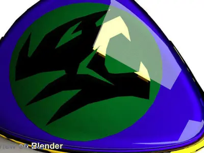 Crest Logo Proton Car new design 3D model