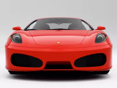 Ferrari F430 2005 Low-poly 3D model