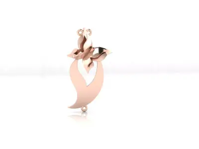 butterfly gold bracelet free Free 3D print model purchase