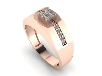 wedding ring 3D print model