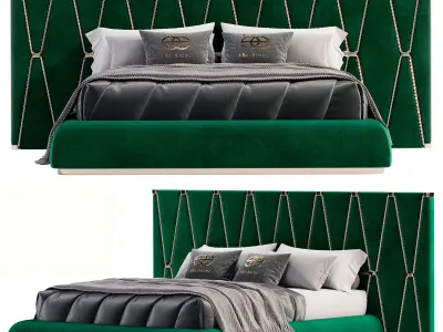 Morocco Bed By Elva Luxury 3D model
