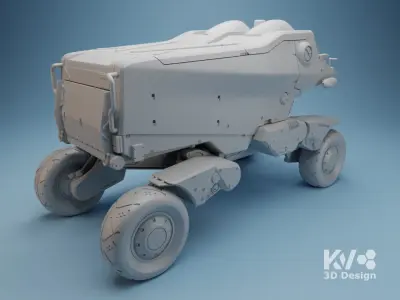 KV-Death Stranding-Pickup Off-Roader 3D print model