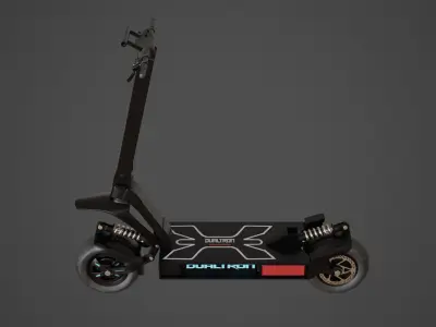 Dualtron X Limited Electric Scooter Low-poly 3D model