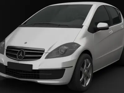 Mercedes-Benz A-class W169 5 Door 3D Model Low-poly 3D model