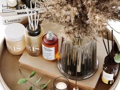 Decorative Set 167 Low-poly 3D model