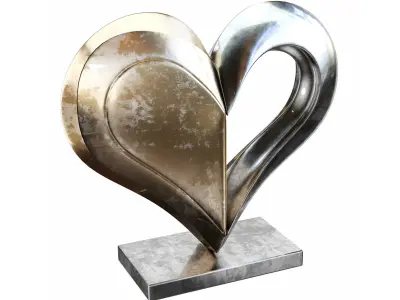 Abstract sculpture AS-009 3D model