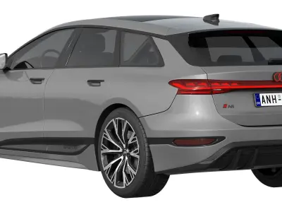 Audi A6 Avant e-tron 2025 3D model