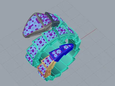 Snake Ring 75041 3D print model