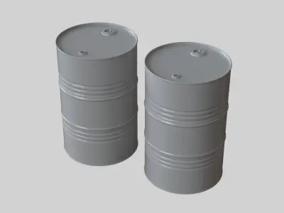 Oil Barrel 3D model