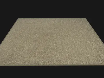 Carpet squer Low-poly 3D model