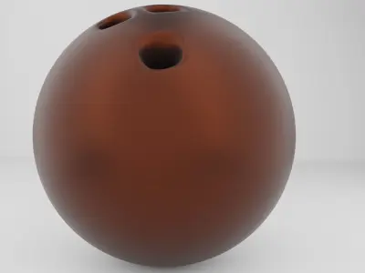 Bowling Ball Woodish 3D model