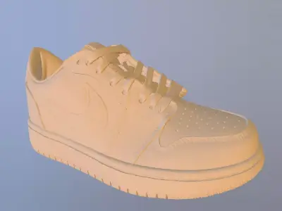 NIKE AIR JORDAN 1 LOW DIOR SHOE SCULPTURE 3D model