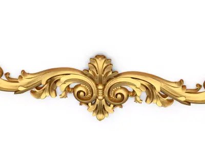 carved classic decorative ornament cnc 3d printing stl 61 3D model