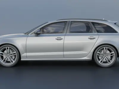 Audi S6 Avant 2016 3D print model